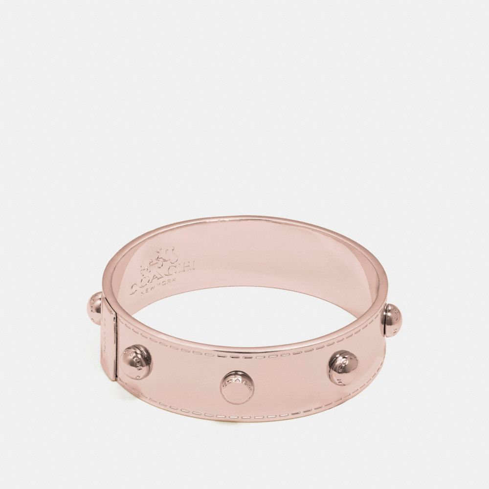 COACH F90491 COACH RIVET BANGLE ROSEGOLD