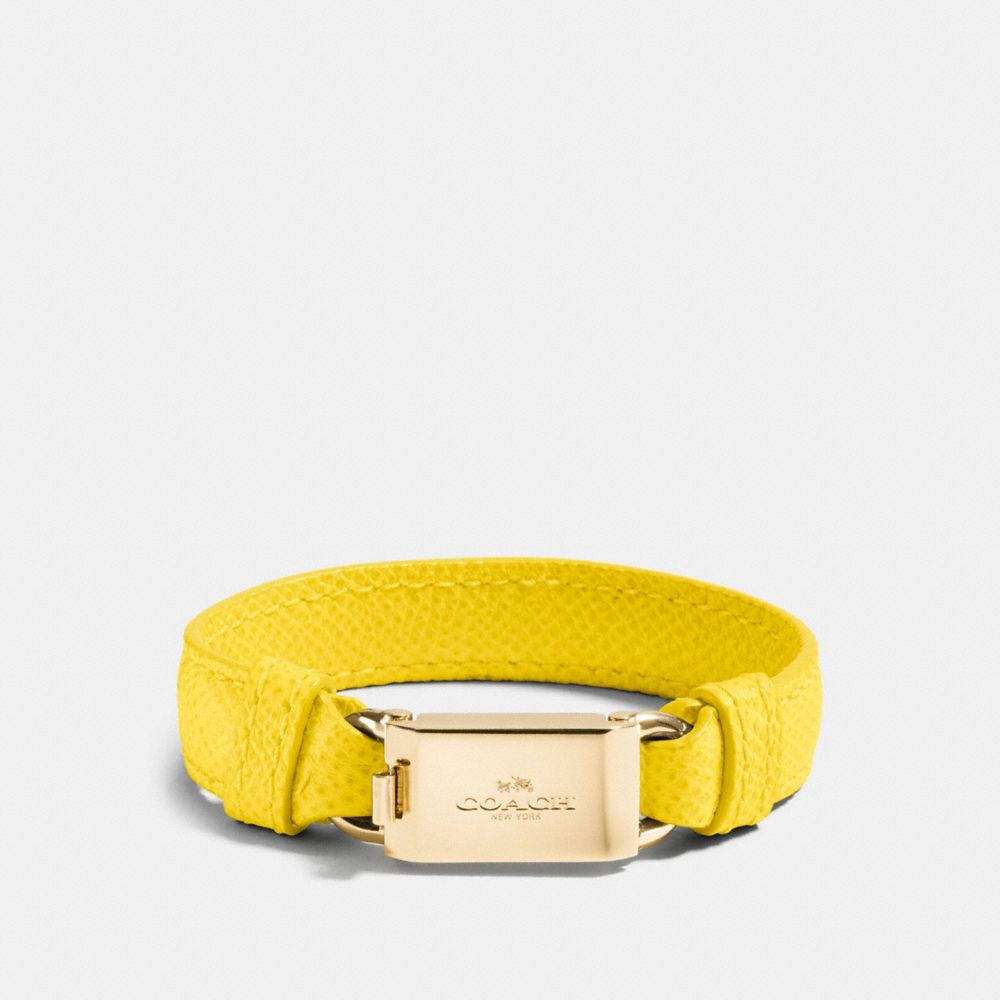 HORSE AND CARRIAGE ID BRACELET - GOLD/YELLOW - COACH F90590
