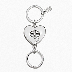 HEART VALET KEY RING - f92740 - F92740SVWT