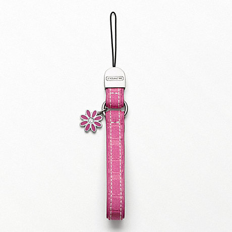COACH F93165 SIGNATURE FLOWER LANYARD ONE-COLOR