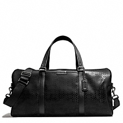 COACH HERITAGE SIGNATURE ROLL DUFFLE - ONE COLOR - F93230