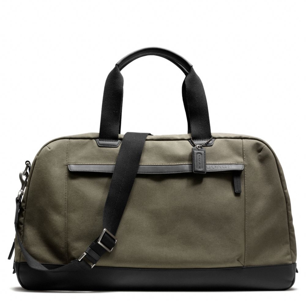 CAMDEN CANVAS SLIM DUFFLE - GUNMETAL/FATIGUE/BLACK - COACH F93265