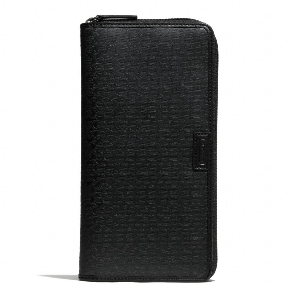 coach mens travel wallet
