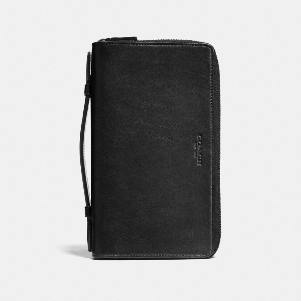 DOUBLE ZIP TRAVEL ORGANIZER - BLACK - COACH F93427