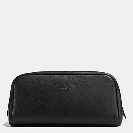 COACH F93445 WEEKEND TRAVEL KIT IN LEATHER BLACK
