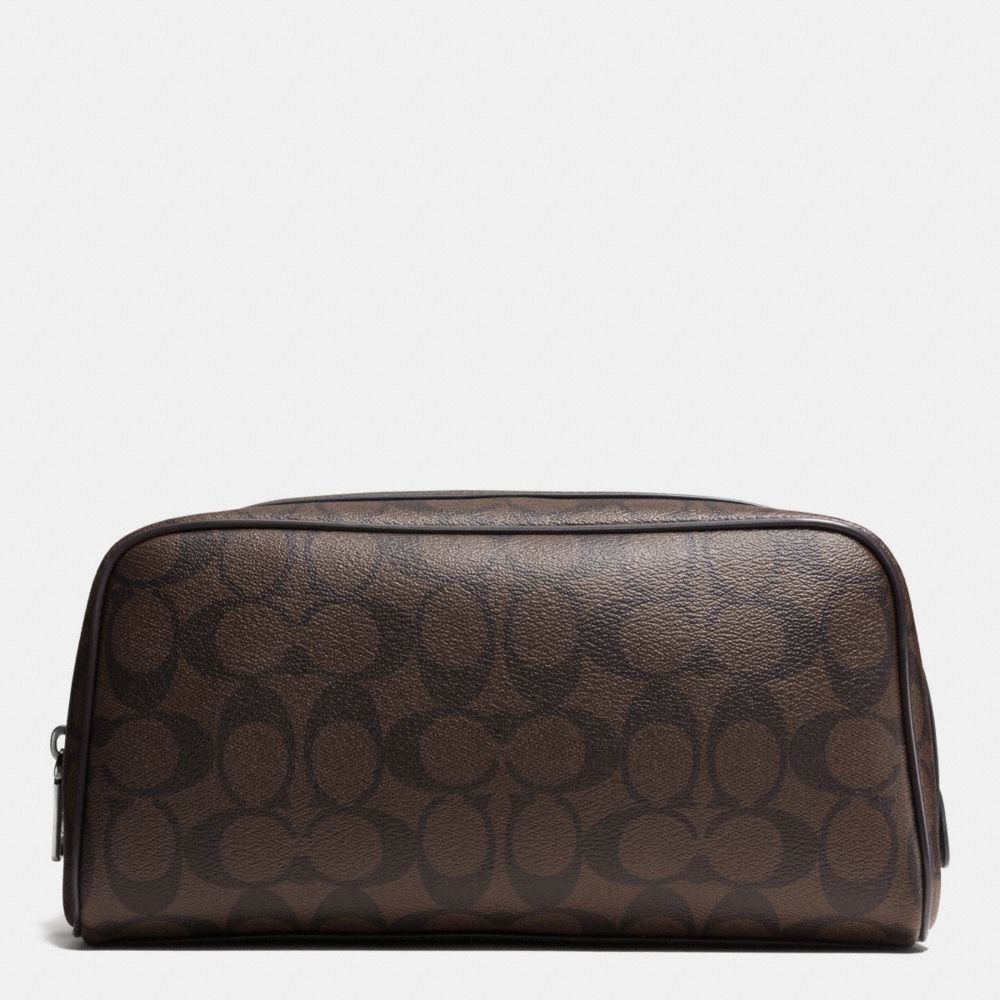 COACH TRAVEL KIT IN SIGNATURE - MAHOGANY/BROWN - F93536