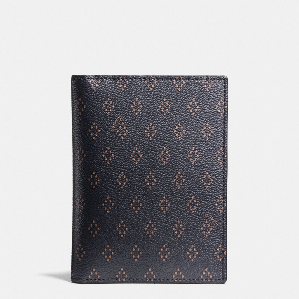 COACH F93581 PASSPORT CASE IN FOULARD PRINT COATED CANVAS DIAMOND-FOULARD