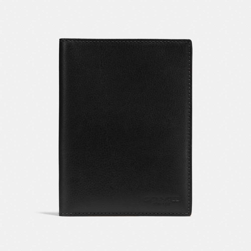 COACH F93604 - PASSPORT CASE BLACK