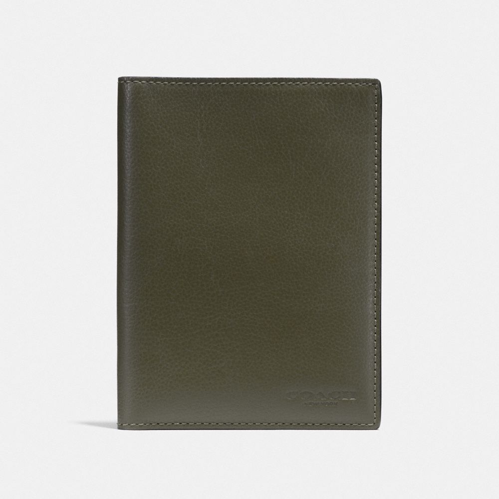 PASSPORT CASE - F93604 - JUNIPER/BLACK ANTIQUE NICKEL