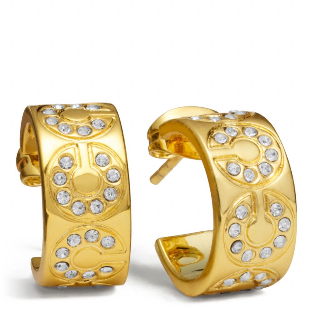 COACH F94164 - HUGGIE EARRING ONE-COLOR