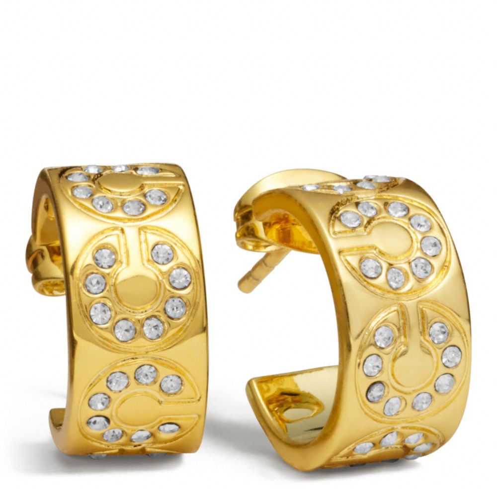 COACH F94164 Huggie Earring 