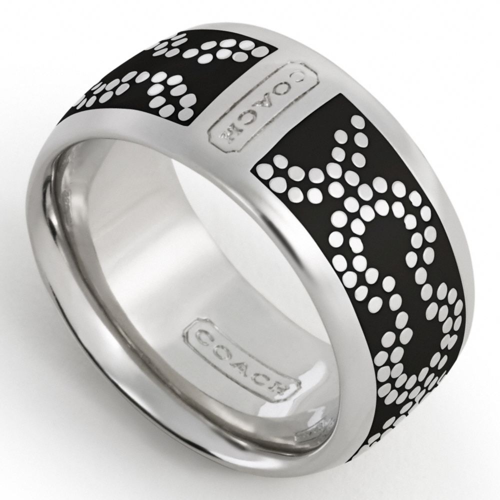 OP ART DOT RING COACH F95144