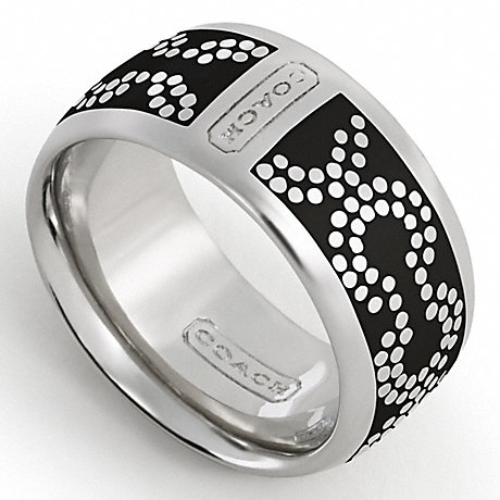COACH F95144 OP ART DOT RING ONE-COLOR