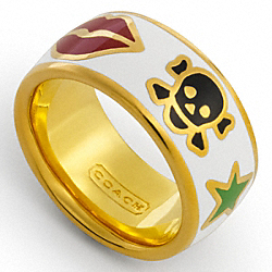COACH POPPY CHARM RING - ONE COLOR - F95147