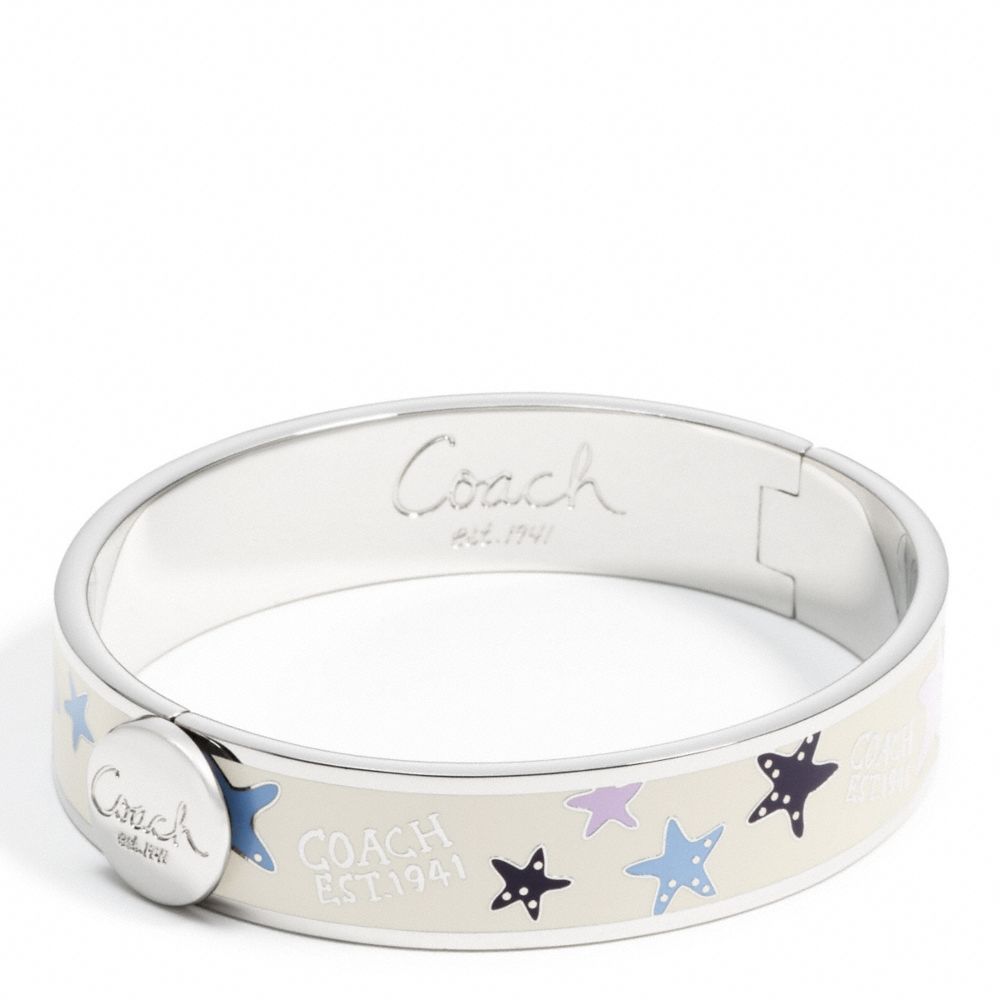 COACH F95559 Half Inch Hinged Starfish Bangle 