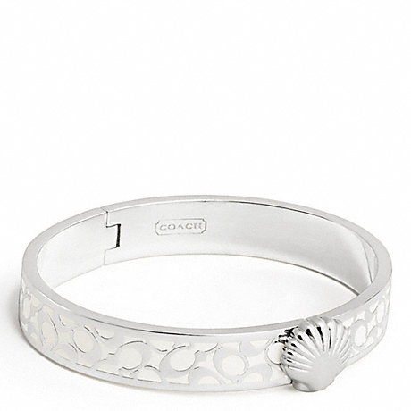 COACH F95597 THIN HINGED SHELL BANGLE ONE-COLOR