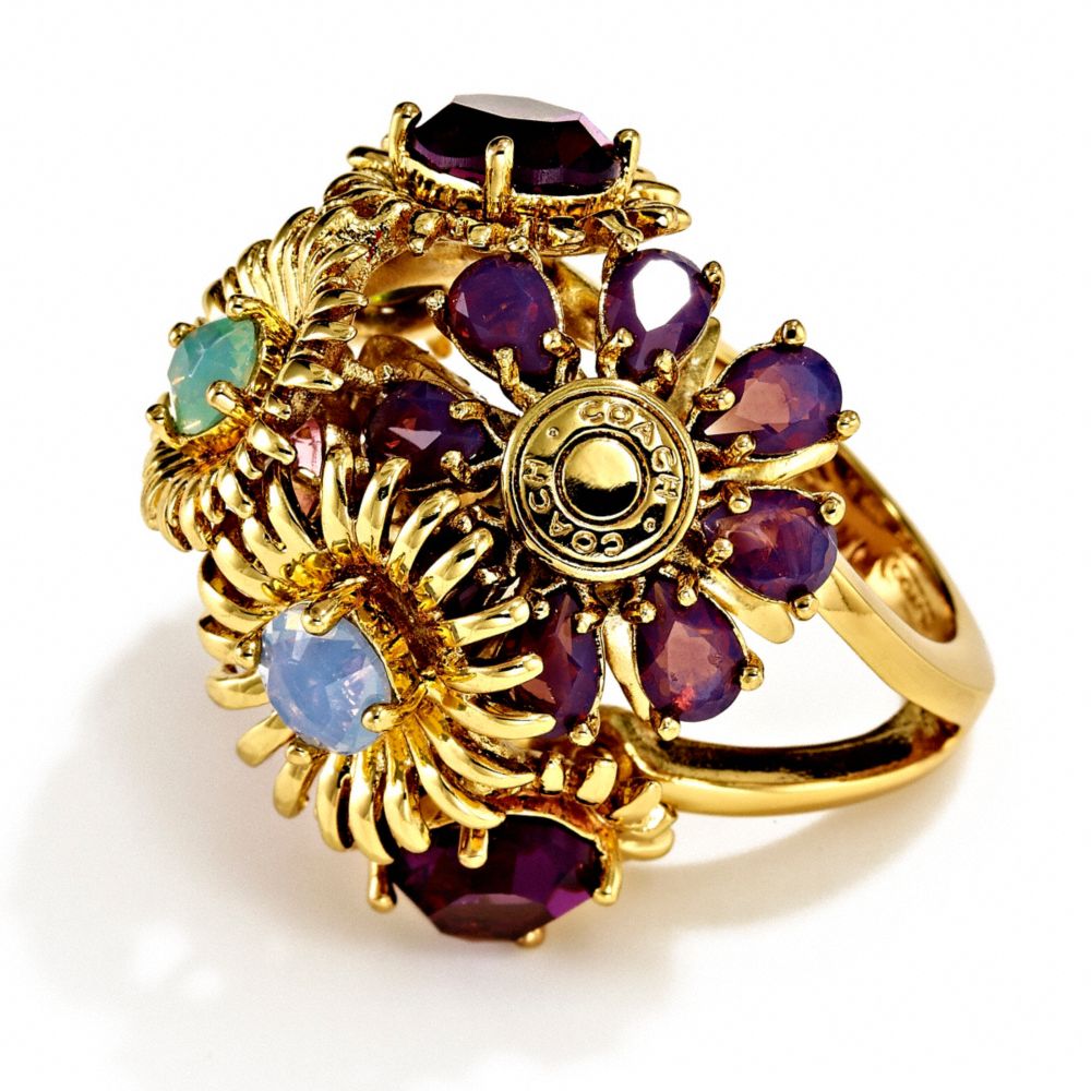 COACH BOUQUET FLOWER RING -  - f95913