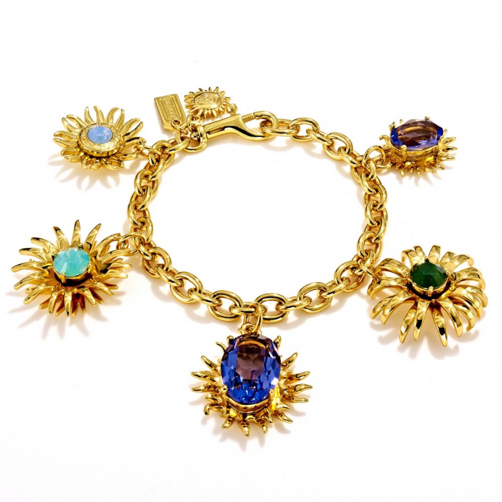 SUNBURST STONE BRACELET COACH F95930