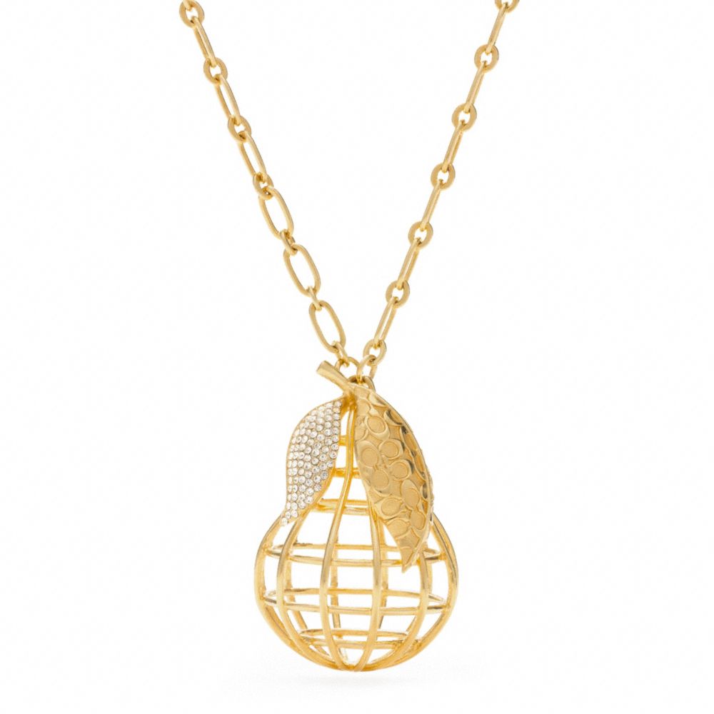 COACH F95940 - PEAR NECKLACE ONE-COLOR