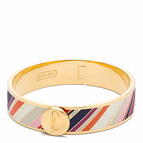 COACH F96183 HALF INCH HINGED LEGACY BANGLE ONE-COLOR