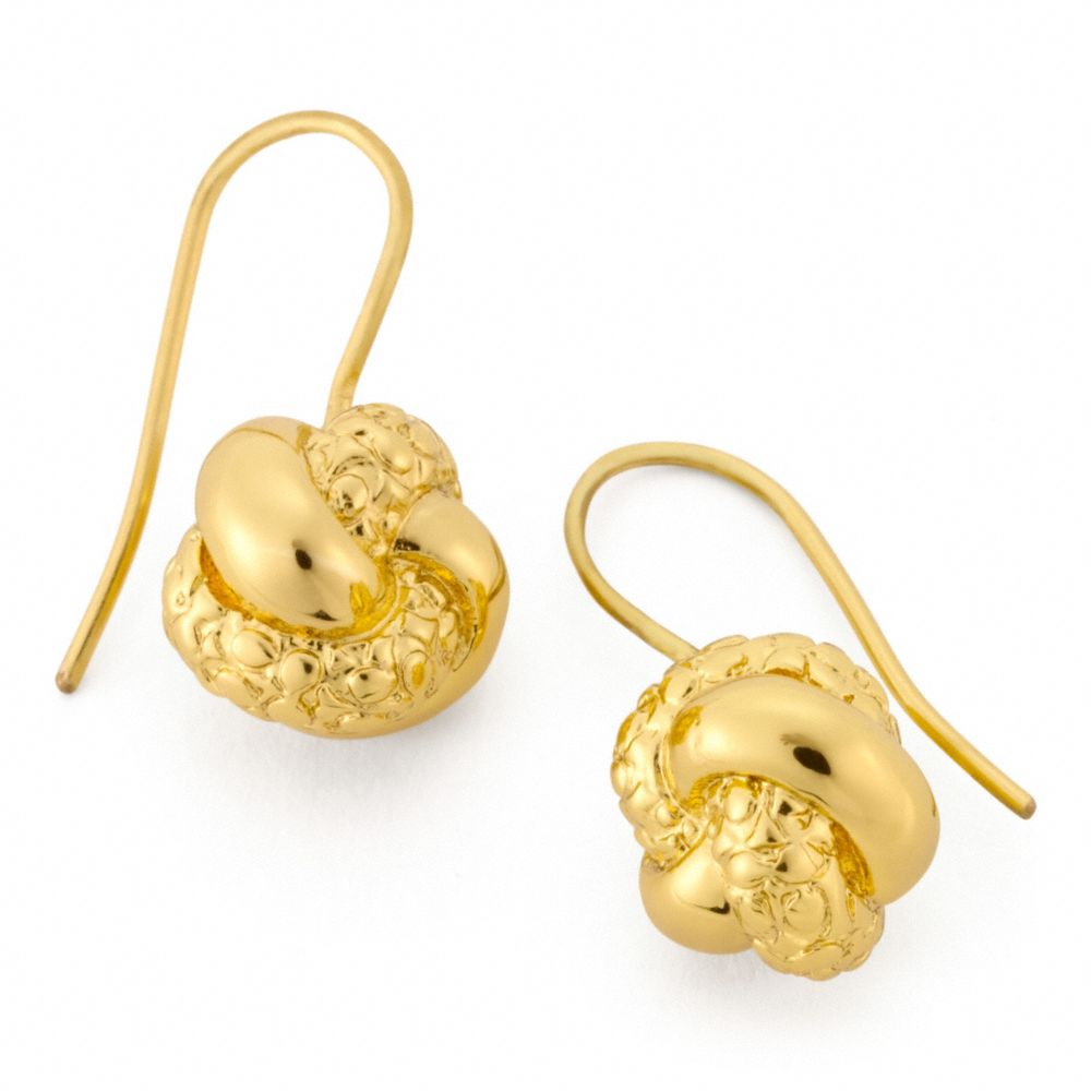 COACH KNOT EARRINGS -  - f96239