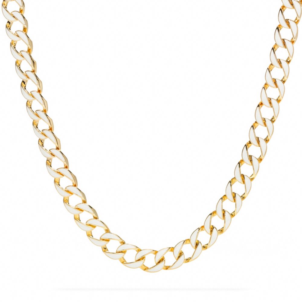 TOGGLE CHAIN NECKLACE - f96262 - F96262GDWT