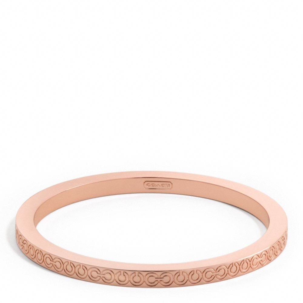 OP ART METAL BANGLE COACH F96267