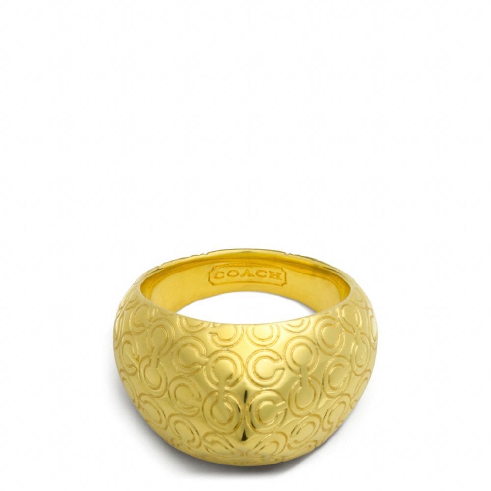 OP ART PYRAMID RING - f96322 - F96322GDGD