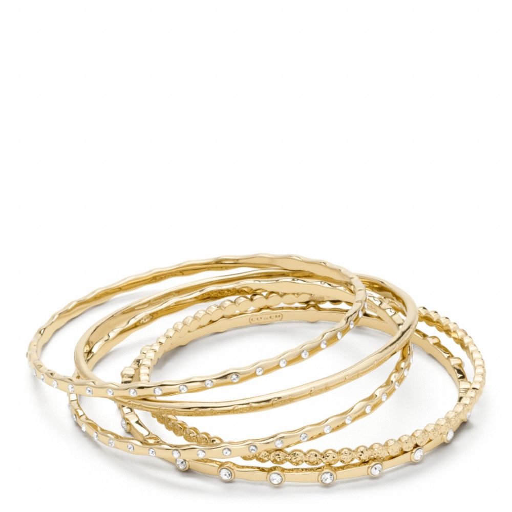 PAVE BRACELET SET - f96328 - F96328GDGD