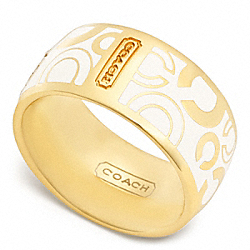 COACH PAVE OP ART RING - ONE COLOR - F96377