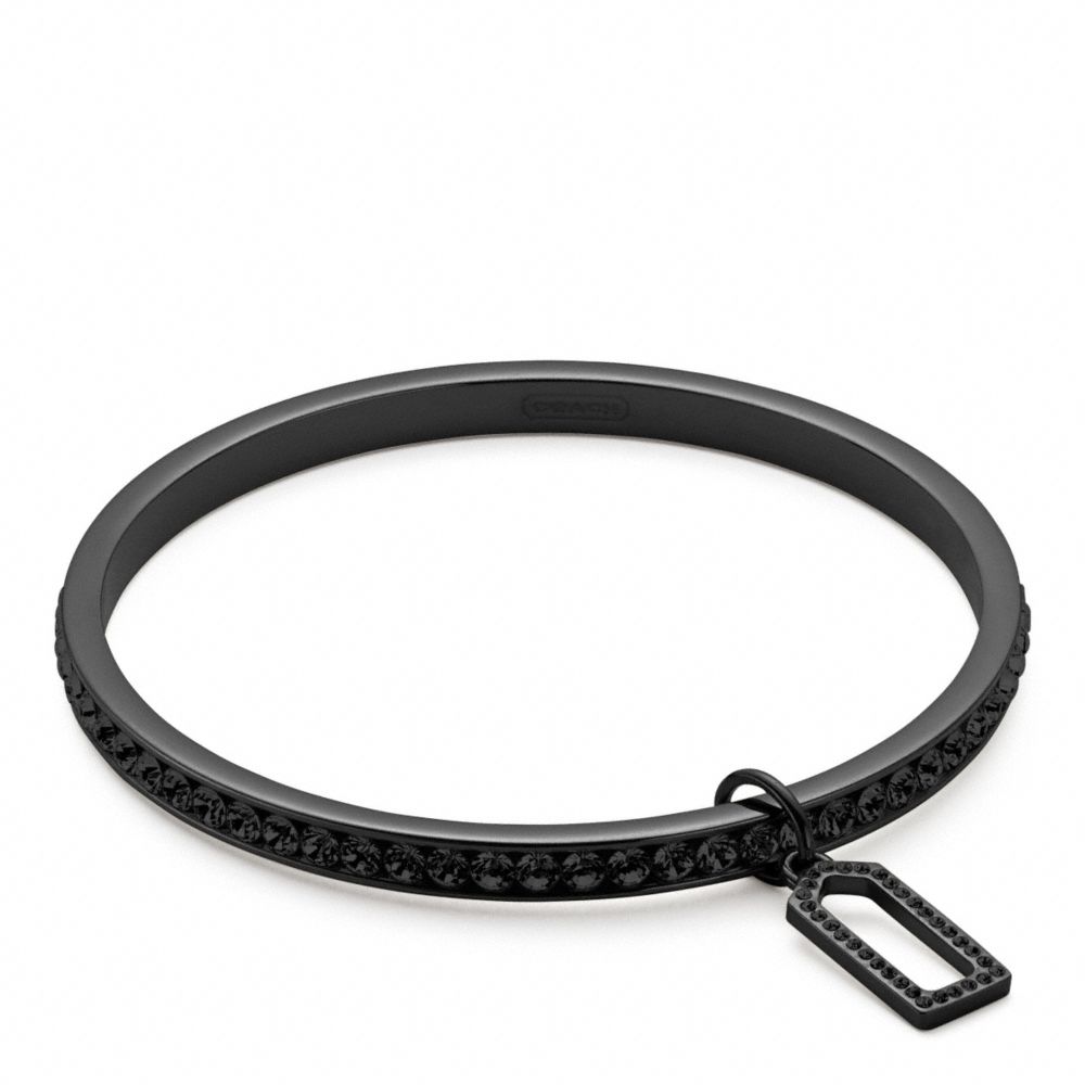 COACH F96416 Pave Bangle BLACK/BLACK