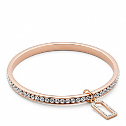 COACH F96416 Pave Bangle RESIN/CLEAR