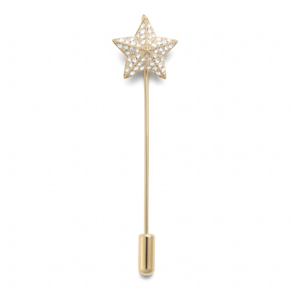 COACH PAVE STAR STICK PIN - ONE COLOR - F96429