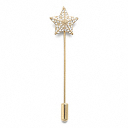 COACH F96429 Pave Star Stick Pin 