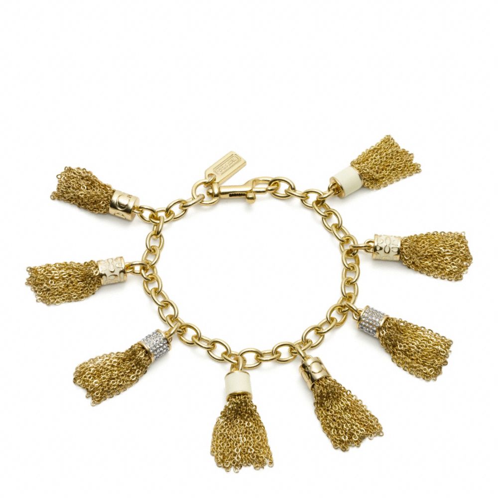 MULTI TASSEL BRACELET COACH F96522