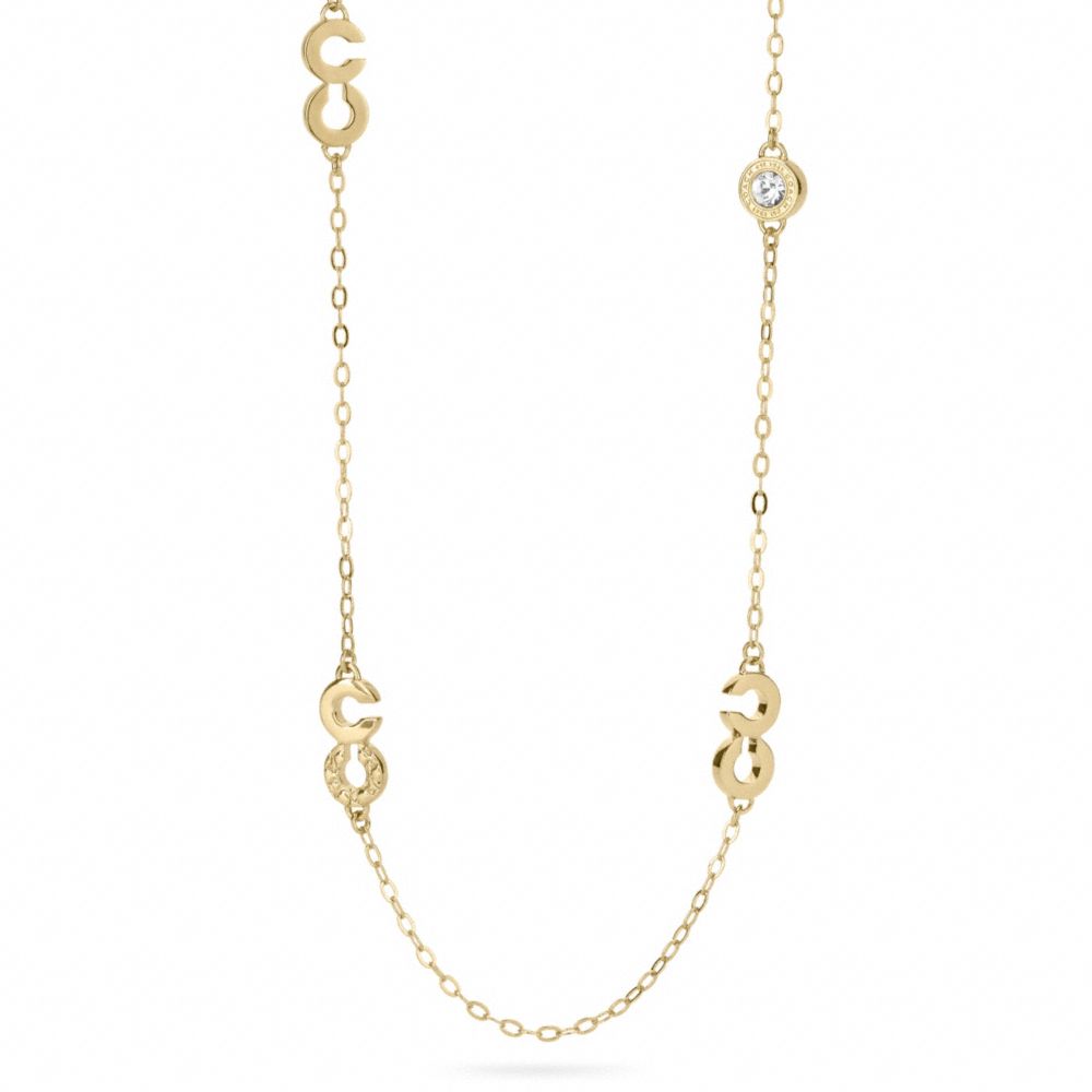 COACH F96526 Op Art Station Necklace 