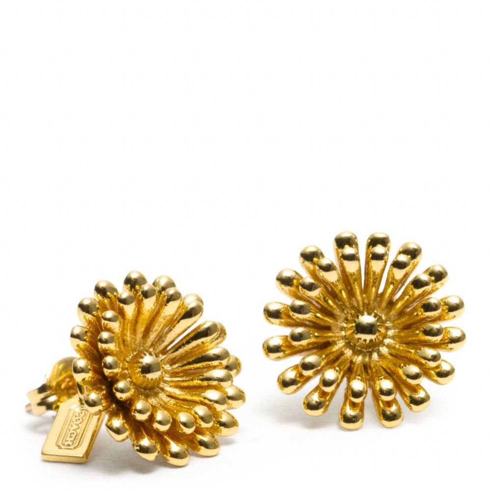 FLOWER STUD EARRING - f96604 - F96604GDGD