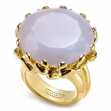 COACH F96617 ROUND STONE VINE RING ONE-COLOR
