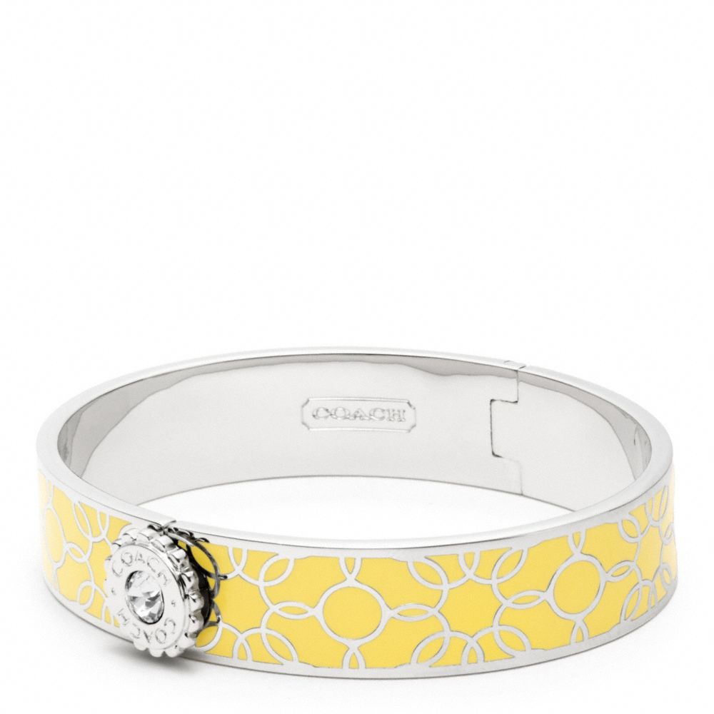 HALF INCH DAISY BANGLE - f96642 - F96642SVYL