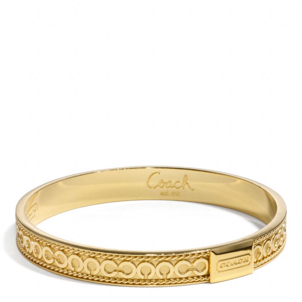 COACH F96665 - THIN OP ART CHAIN BANGLE ONE-COLOR