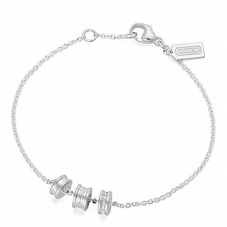 COACH F96710 STERLING SMALL RONDELLE BRACELET ONE-COLOR