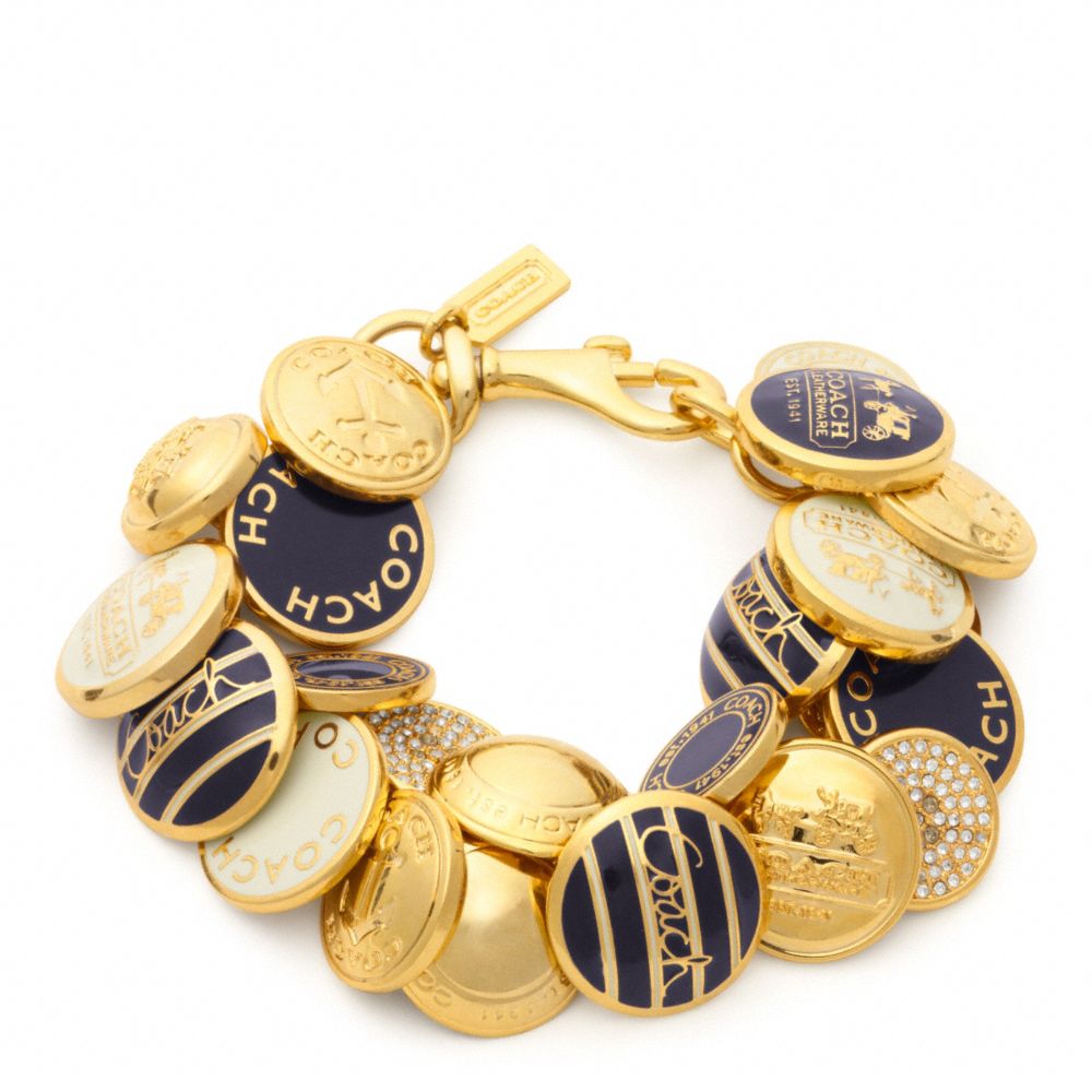 COACH BUTTON BRACELET -  - f96742