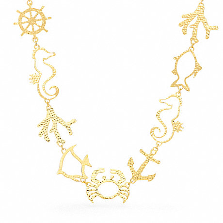 COACH METAL SUMMER CHARM NECKLACE -  - f96754