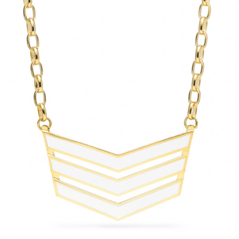 CHEVRON NECKLACE - f96775 - F96775GDWT