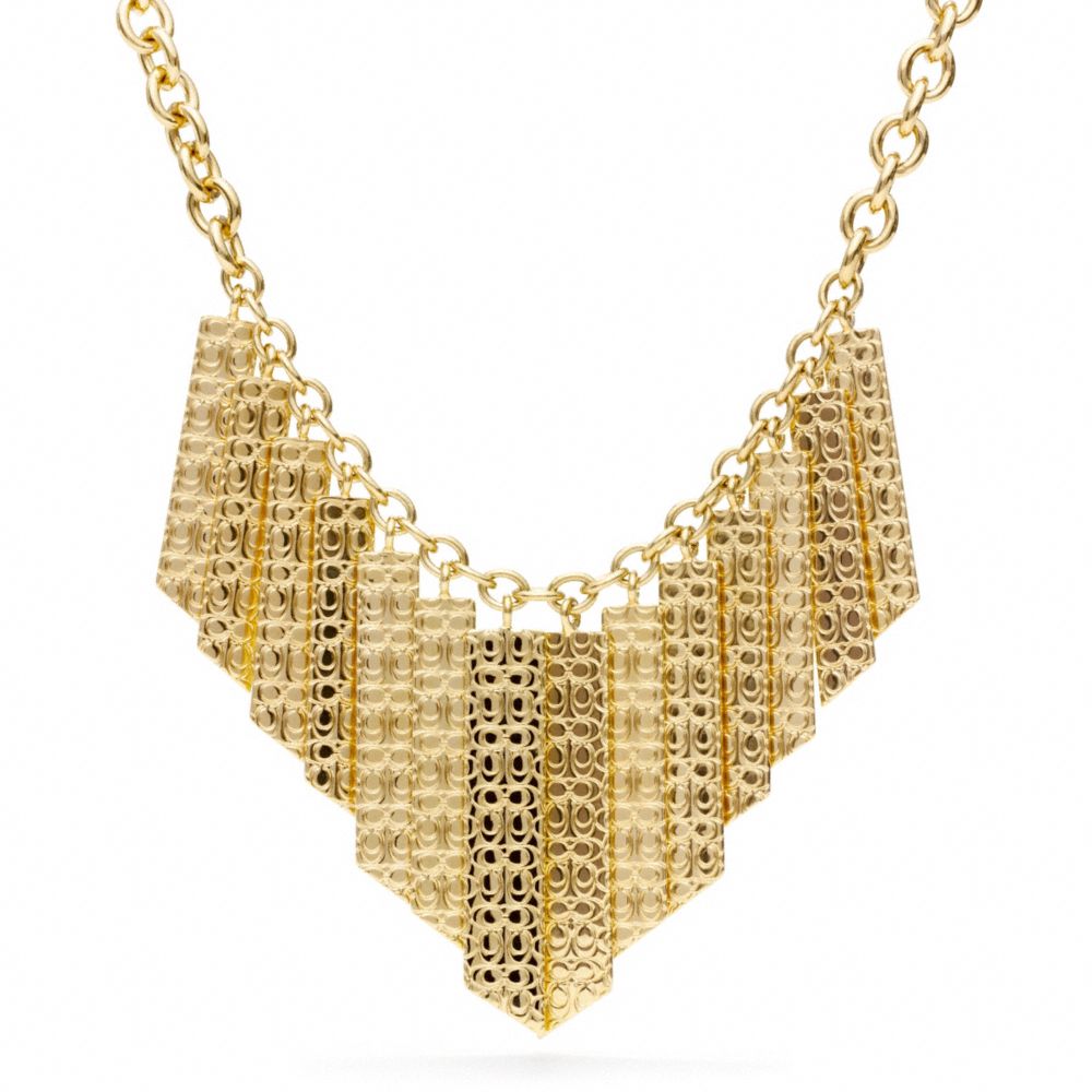 SHARD BIB NECKLACE - f96778 - F96778GDGD