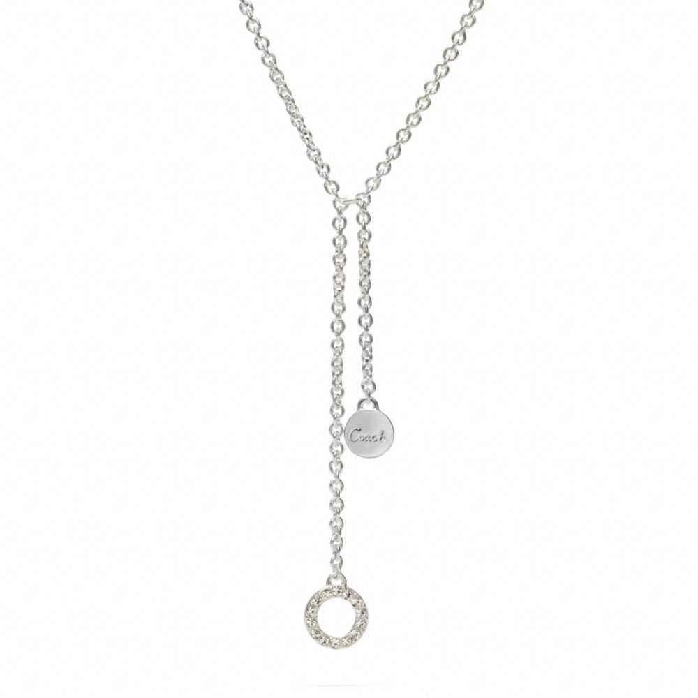 COACH F96803 - STERLING LARIAT NECKLACE ONE-COLOR