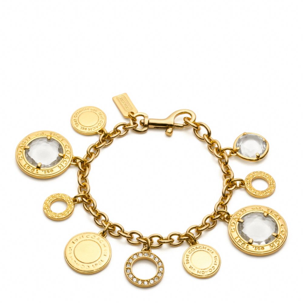 COACH F96805 - GLASS CHARM BRACELET ONE-COLOR