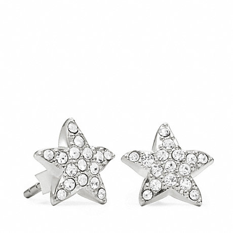 COACH F96830 STERLING STARFISH STUD EARRINGS ONE-COLOR