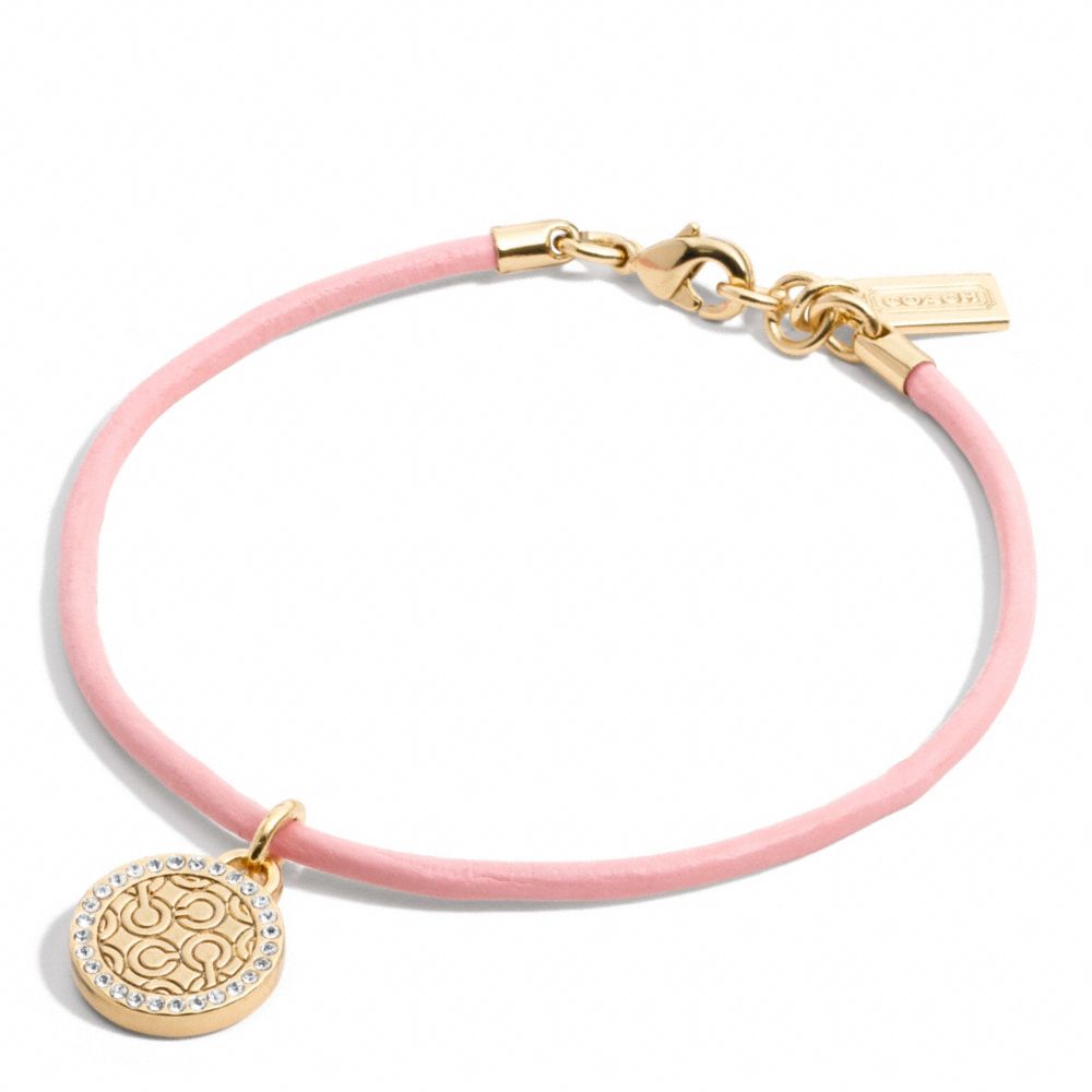 COACH F96837 - PAVE OP ART CORD BRACELET ONE-COLOR