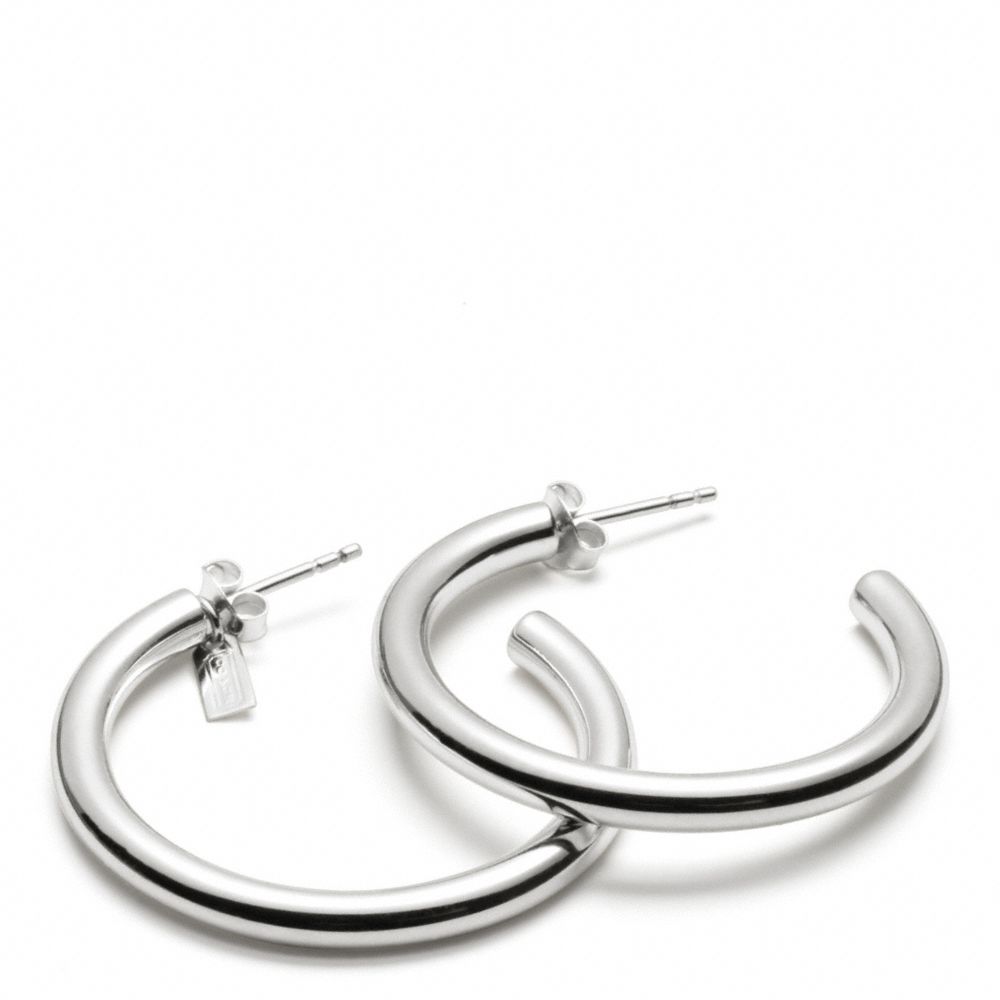 COACH F96871 Hoop Earrings SILVER